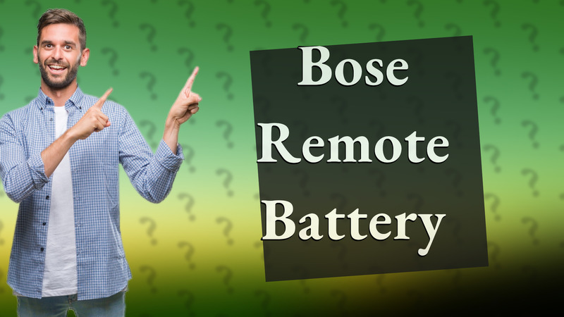 Bose Remote Battery