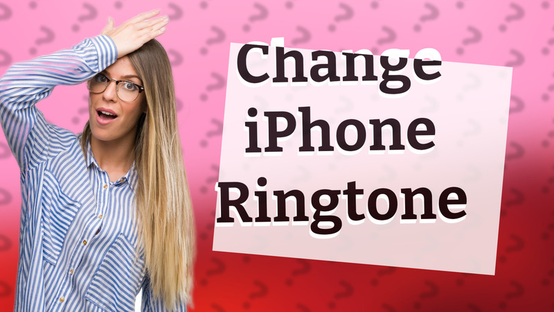 Change iPhone Ringtone