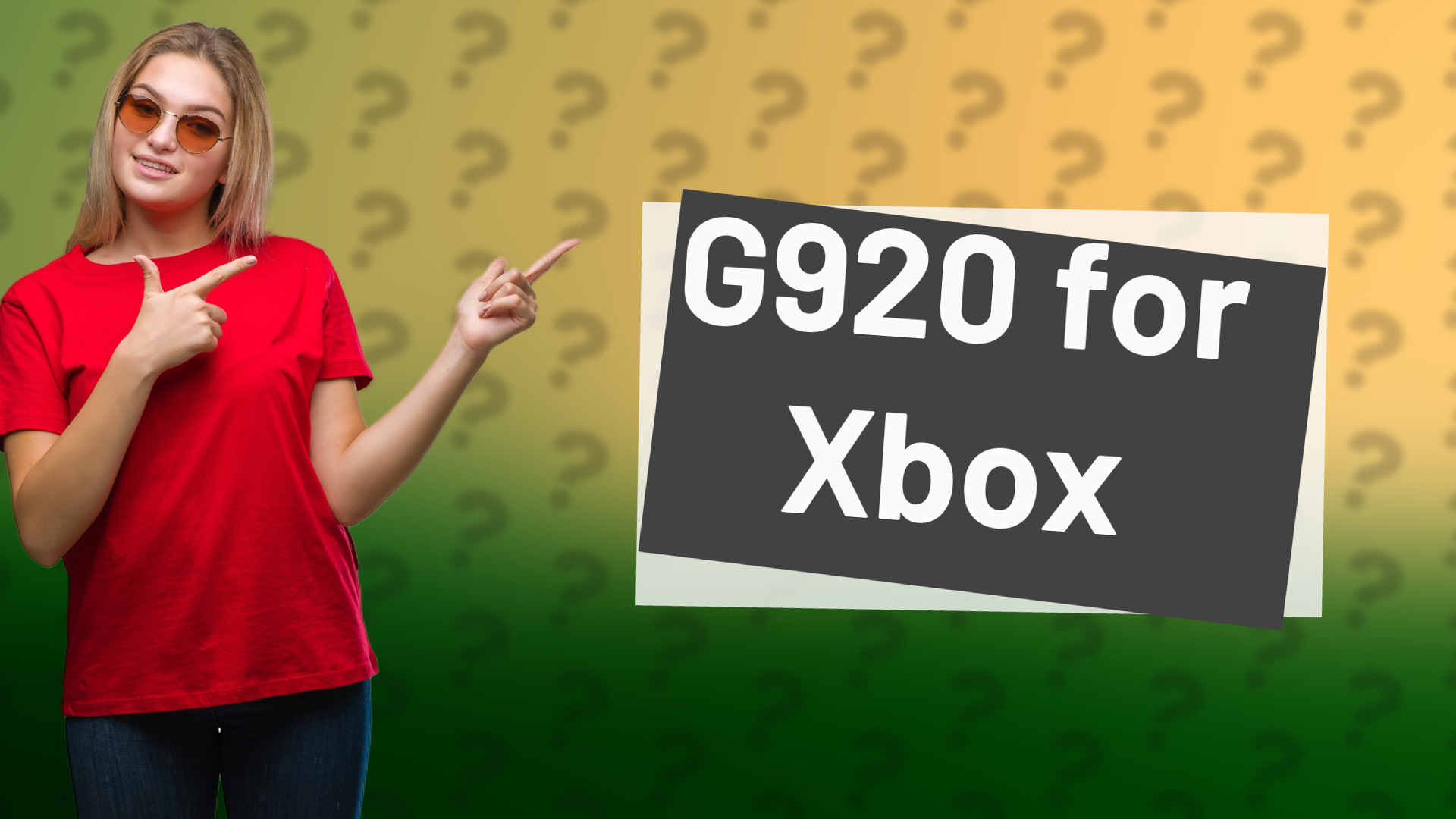 G920 for Xbox