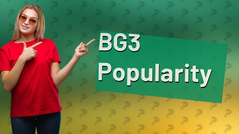 BG3 Popularity