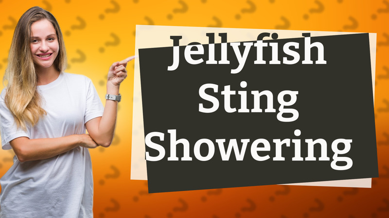Jellyfish Sting Showering
