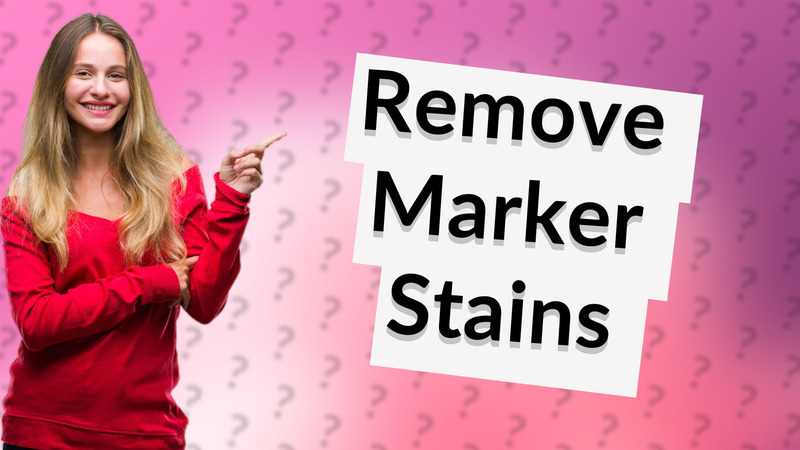 Remove Marker Stains