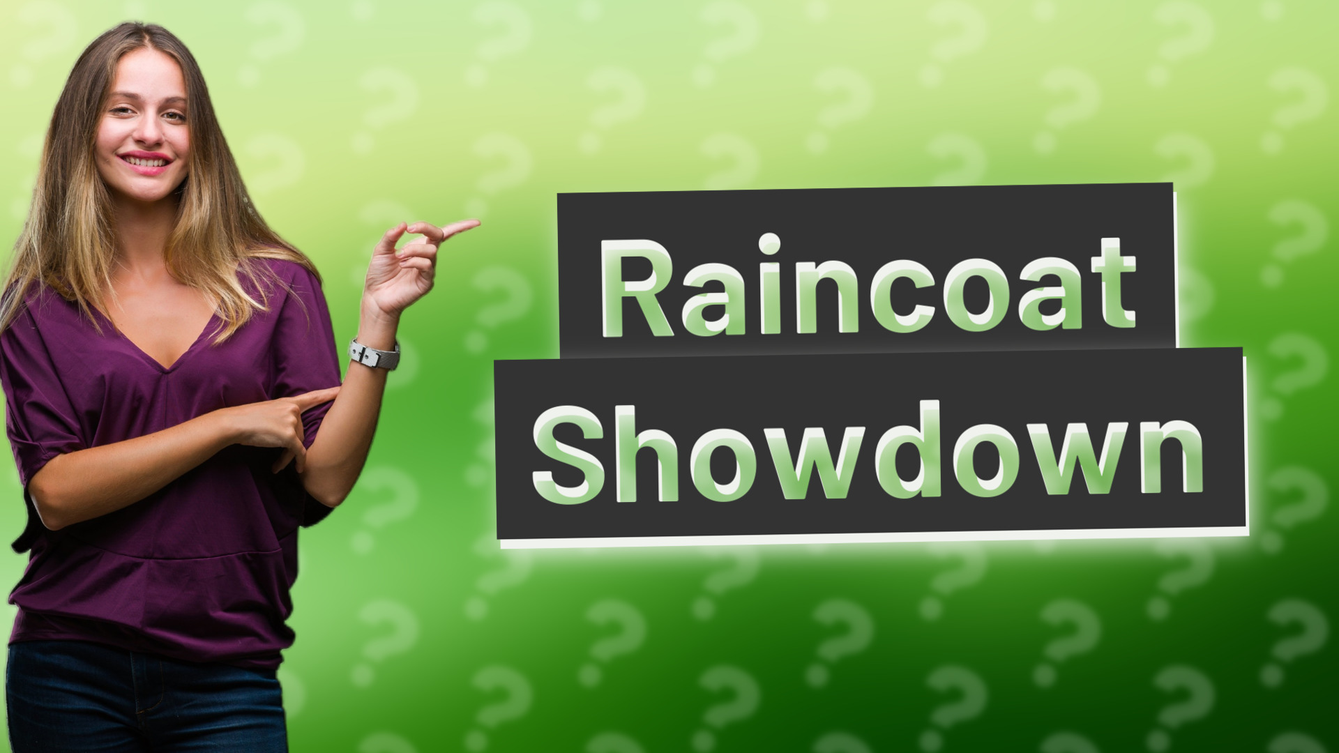 Raincoat Showdown