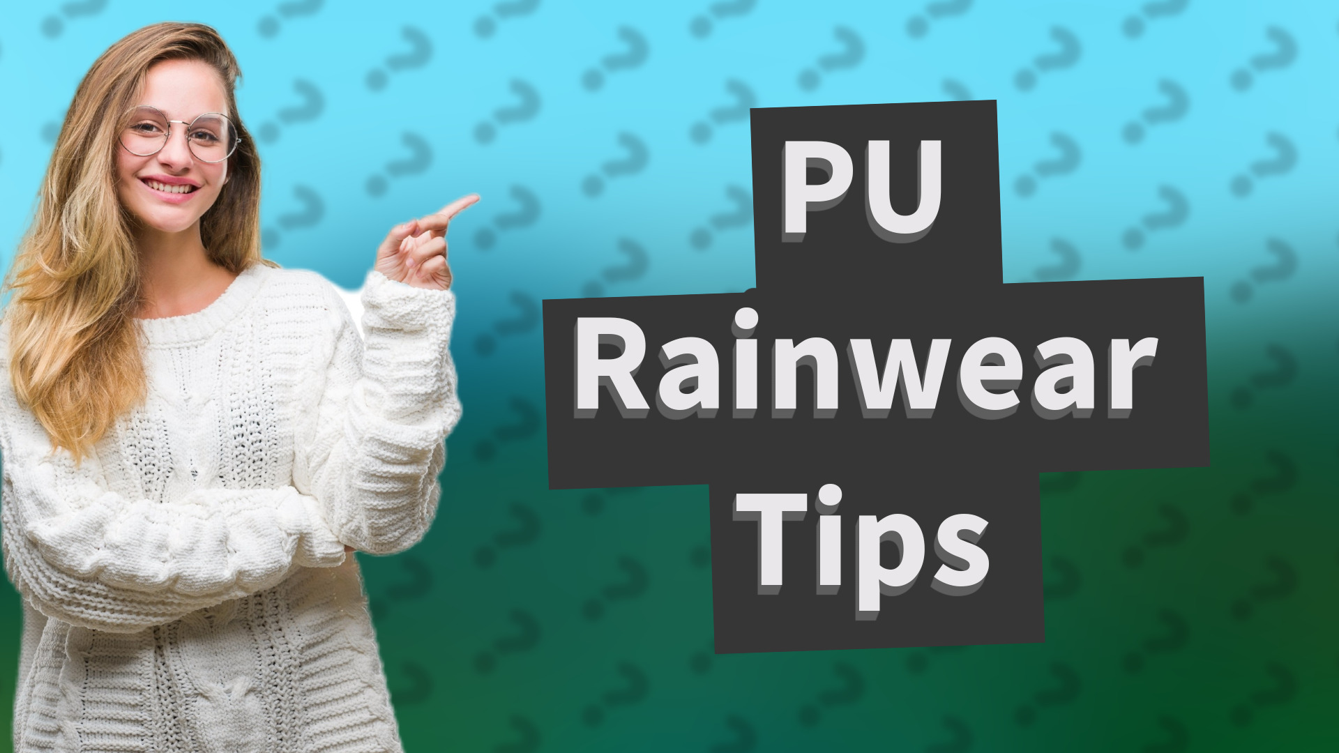 PU Rainwear Tips