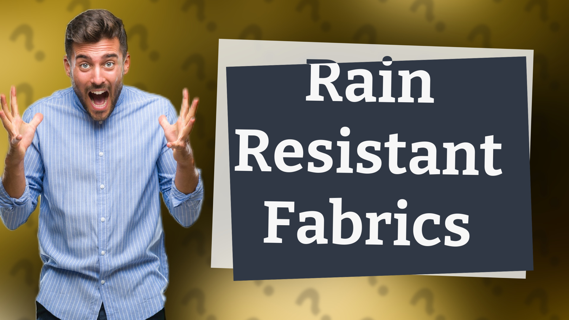 Rain Resistant Fabrics