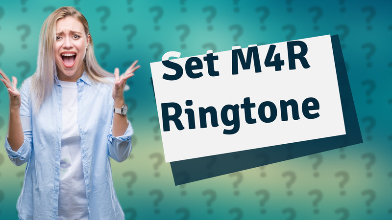 Set M4R Ringtone