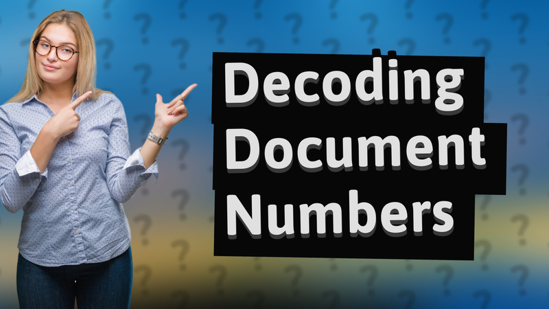 Decoding Document Numbers