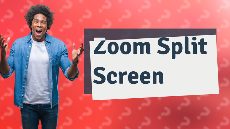 Zoom Split Screen