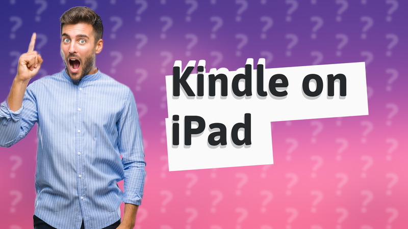 Kindle on iPad