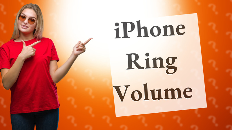 iPhone Ring Volume