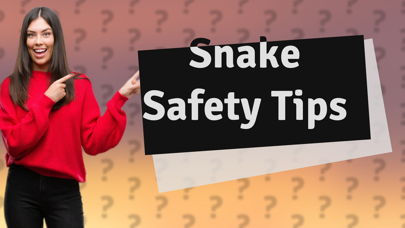 Snake Safety Tips