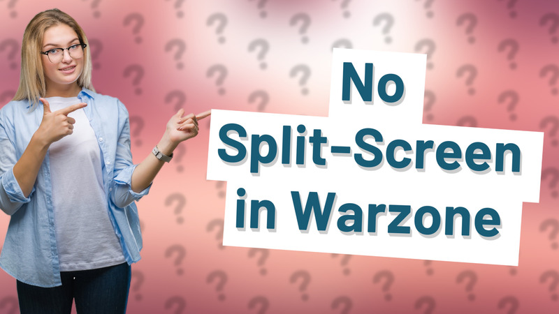 No Split-Screen in Warzone