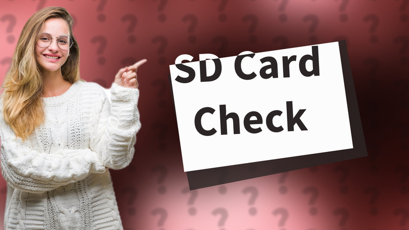 SD Card Check