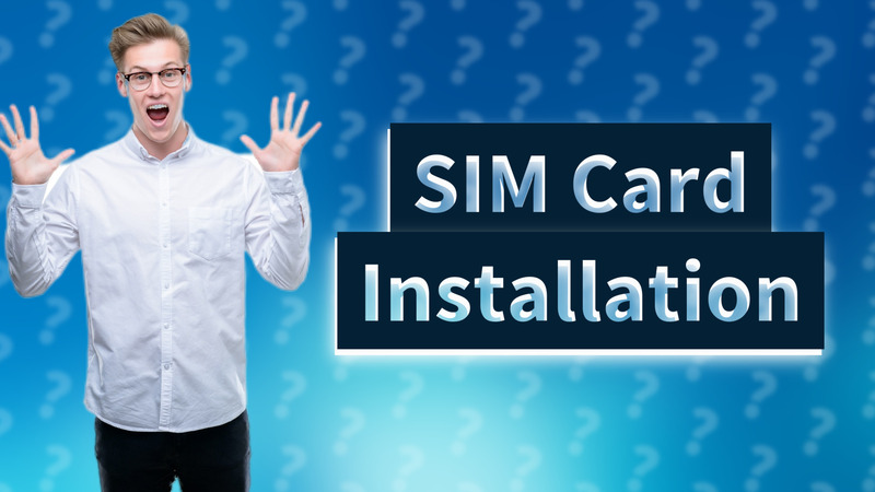SIM Card Installation