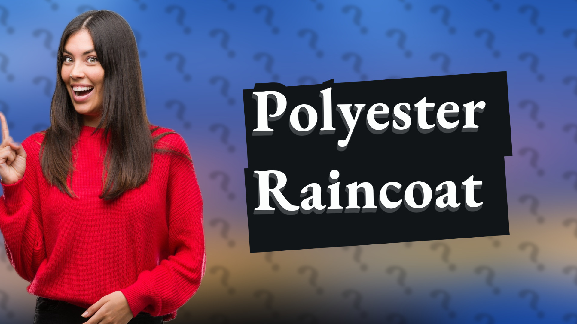 Polyester Raincoat