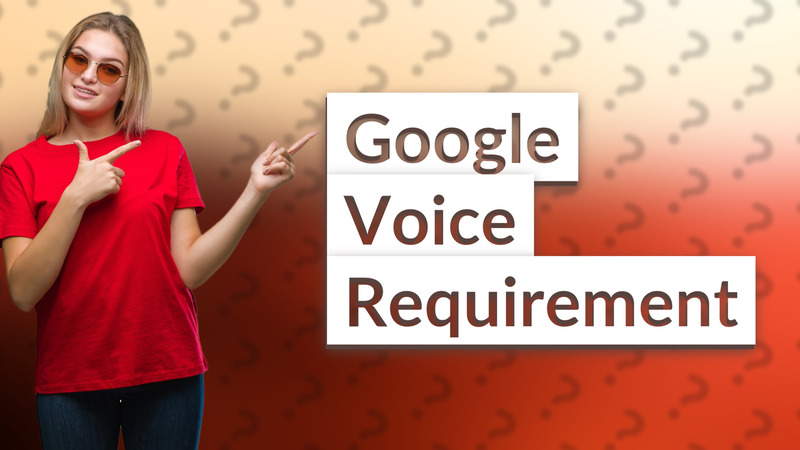 Google Voice Requirement