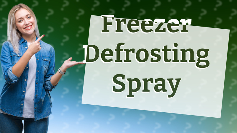 Freezer Defrosting Spray