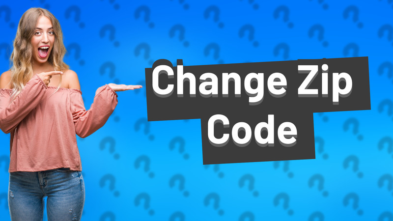 Change Zip Code