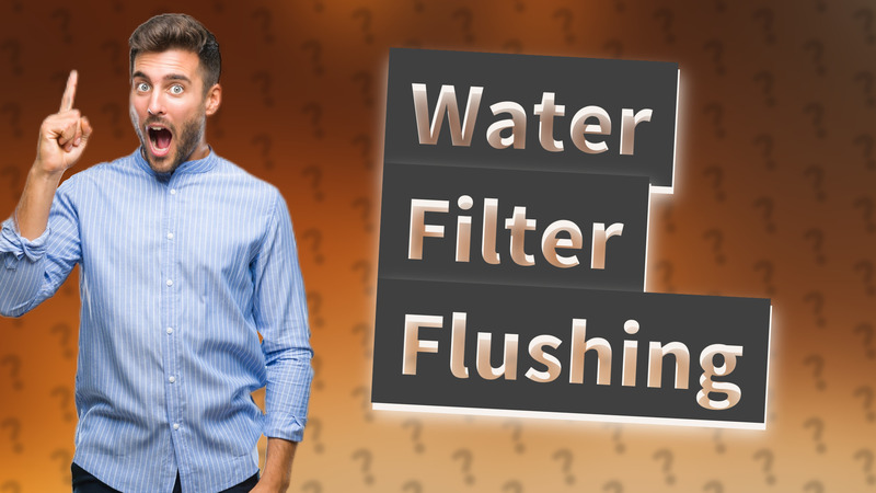 Water Filter Flushing