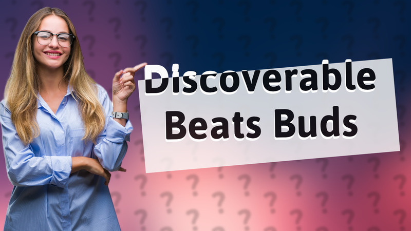 Discoverable Beats Buds