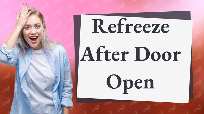 Refreeze After Door Open