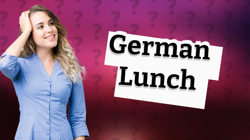 German Lunch