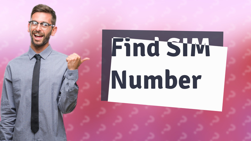 Find SIM Number