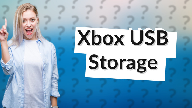Xbox USB Storage