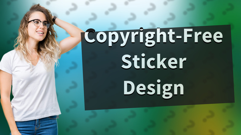 Copyright-Free Sticker Design