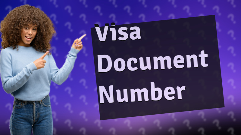 Visa Document Number