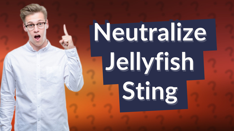Neutralize Jellyfish Sting