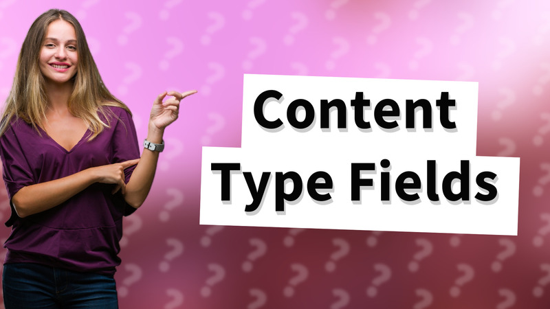 Content Type Fields