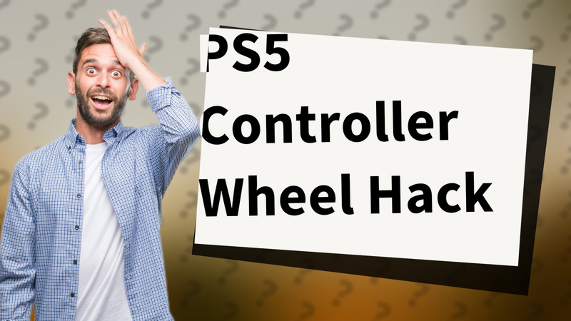 PS5 Controller Wheel Hack
