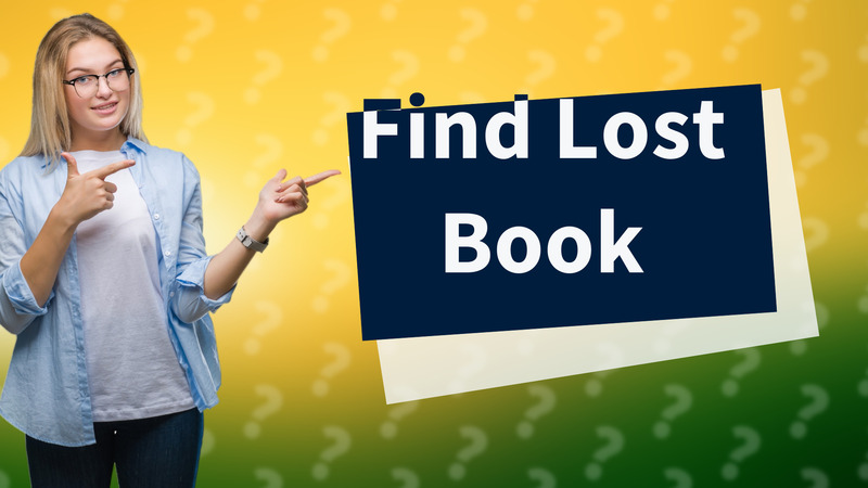 Find Lost Book