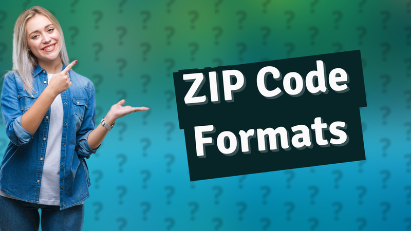 ZIP Code Formats
