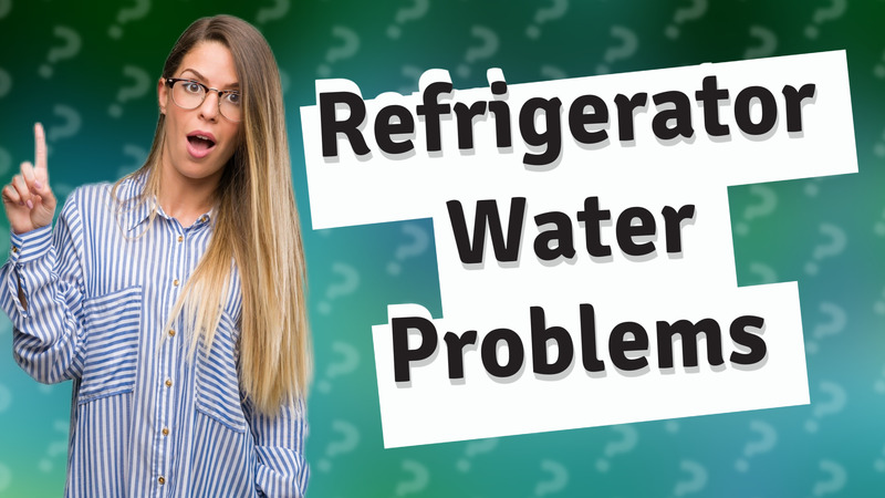 Refrigerator Water Problems