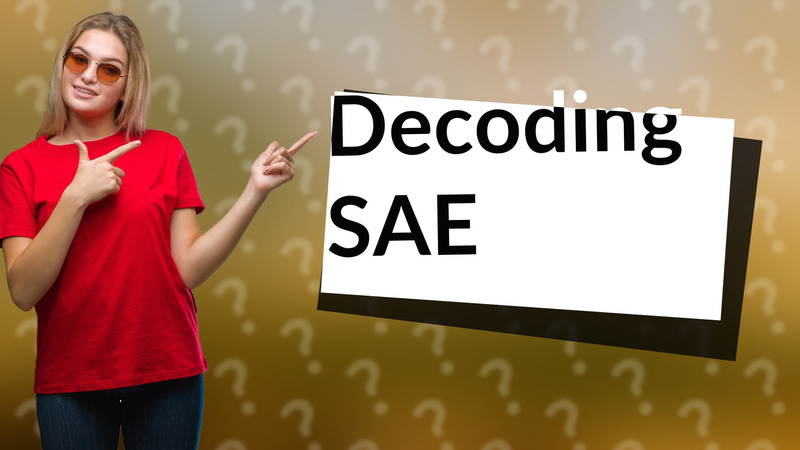 Decoding SAE