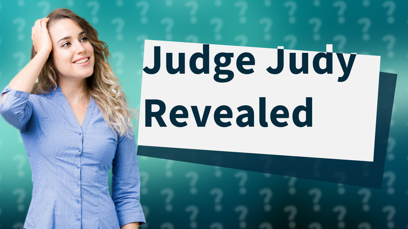 Judge Judy Revealed