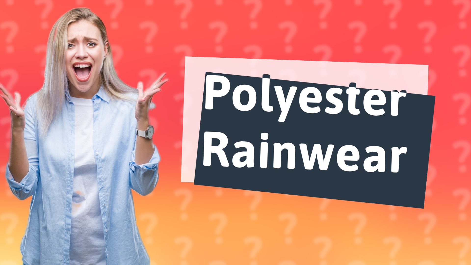Polyester Rainwear