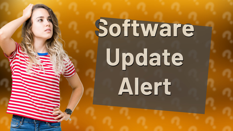 Software Update Alert