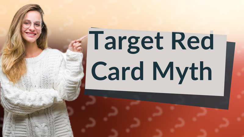 Target Red Card Myth