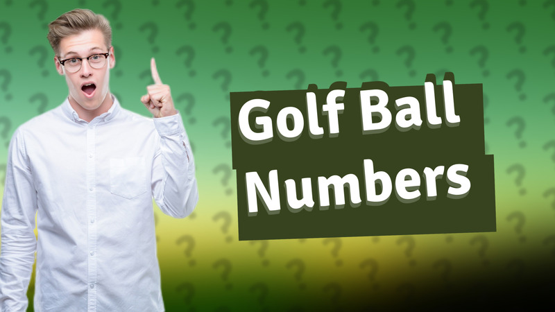 Golf Ball Numbers