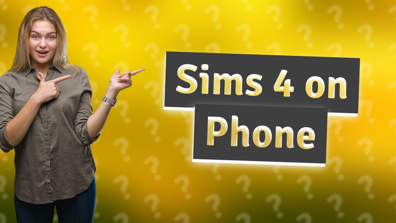 Sims 4 on Phone
