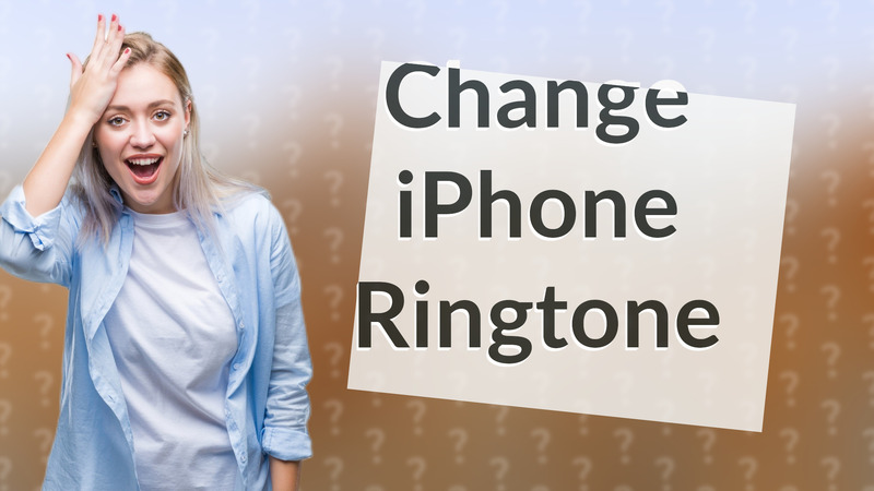 Change iPhone Ringtone