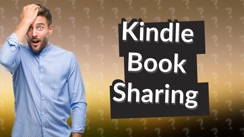 Kindle Book Sharing