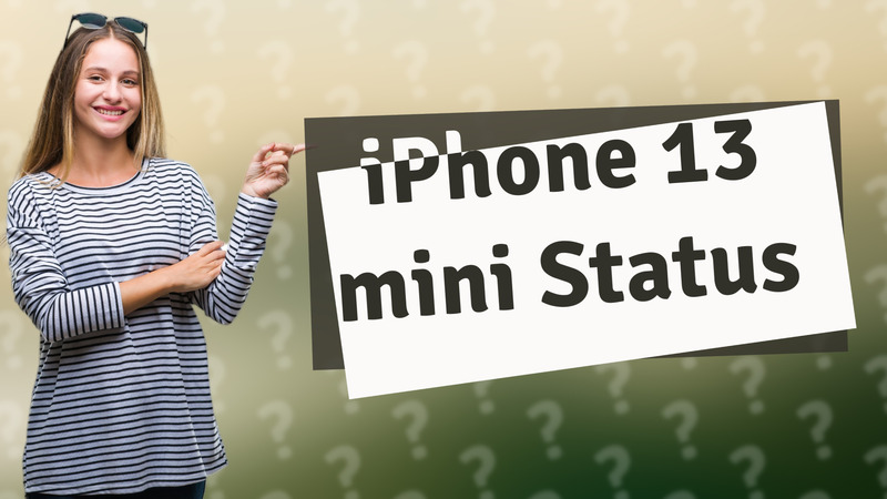 iPhone 13 mini Status