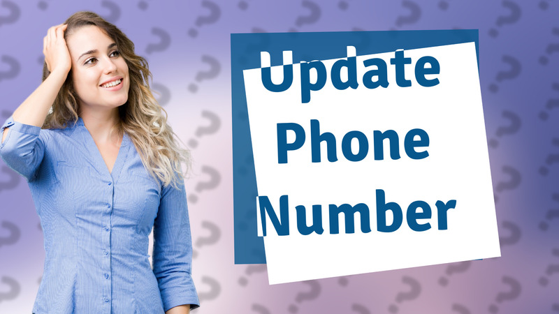 Update Phone Number