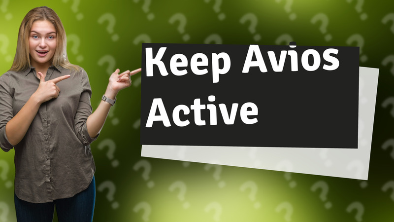 Keep Avios Active