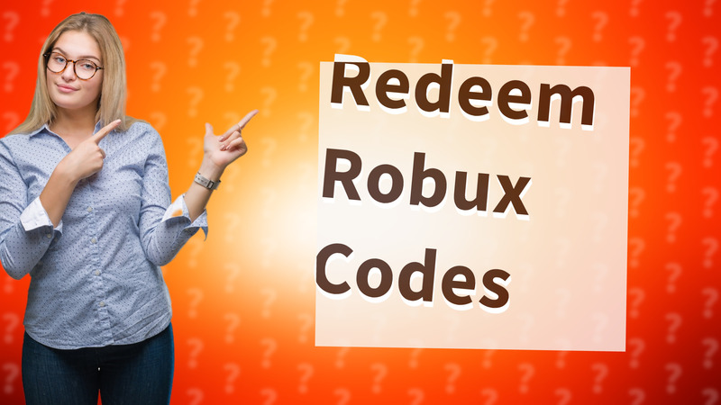 Redeem Robux Codes