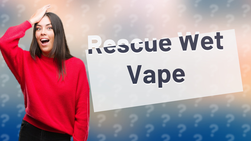 Rescue Wet Vape